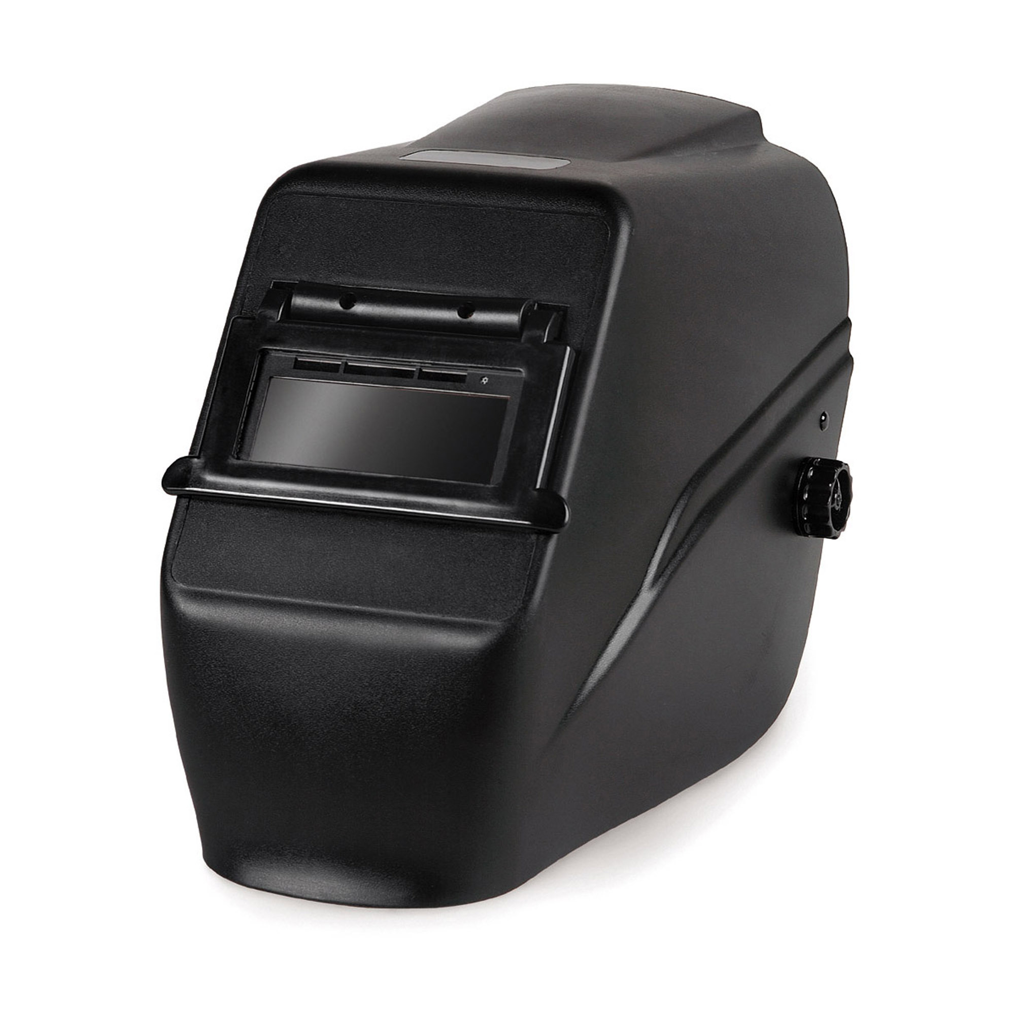 Hobart Flip Front Welding Helmet, 2in. x 4.25in., Shade #10, Black,  Model# 770257